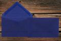 [1010034] Briefhüllen 62x98 mm Nassklebend Transparent Blau 100 g/qm
